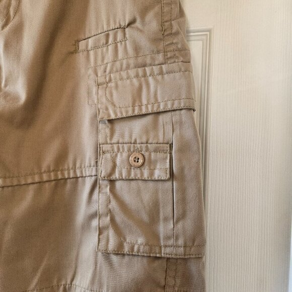 Roadblock Men's Khaki Cargo Multi-Pocket Shorts Size 32 - Picture 4 of 15